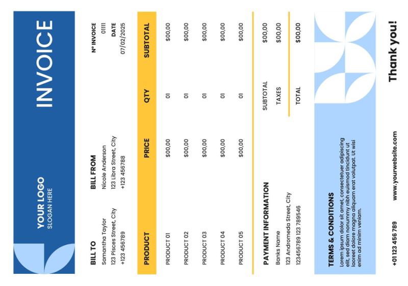 customised-excel-bill-format