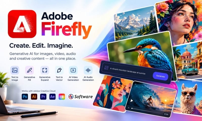 Adobe Firefly – AI Image, Video & Creative Content Generator