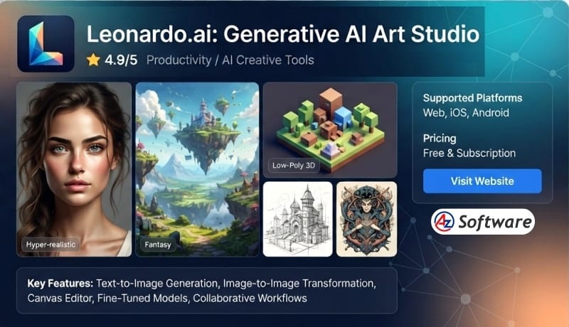 Leonardo.Ai – AI Image & Video Generation Platform