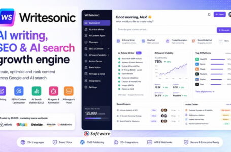 Writesonic – AI Writing, SEO & AI Search Visibility Platform